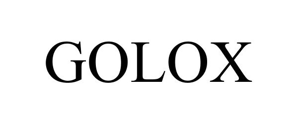 Trademark Logo GOLOX