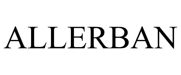 Trademark Logo ALLERBAN