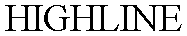 Trademark Logo HIGHLINE