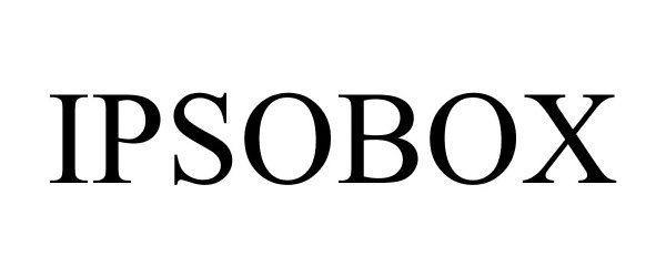 Trademark Logo IPSOBOX