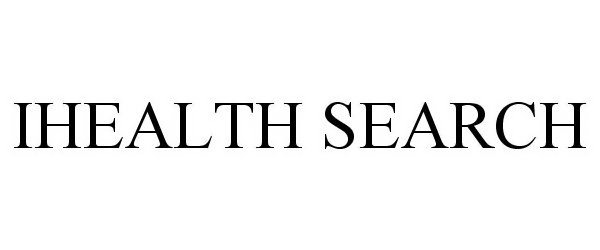 Trademark Logo IHEALTH SEARCH