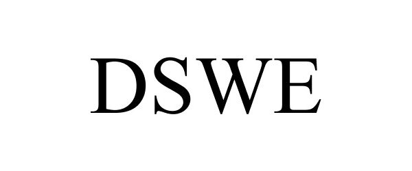 Trademark Logo DSWE
