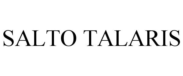 Trademark Logo SALTO TALARIS