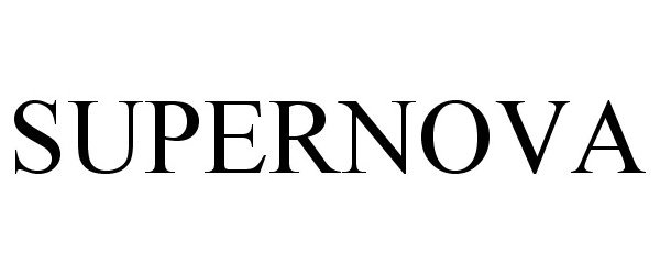 Trademark Logo SUPERNOVA