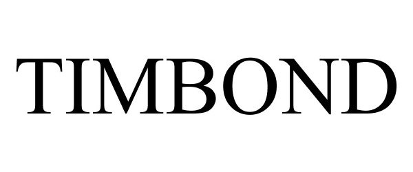 Trademark Logo TIMBOND