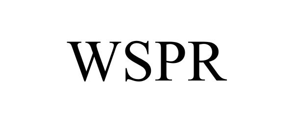 Trademark Logo WSPR
