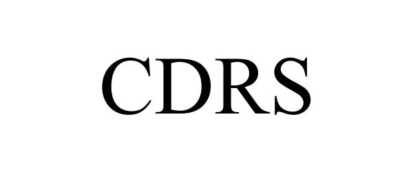  CDRS