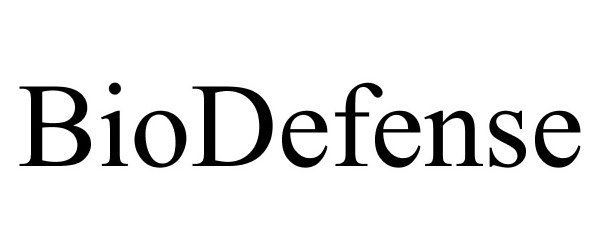 Trademark Logo BIODEFENSE