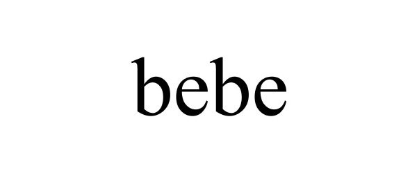 Trademark Logo BEBE