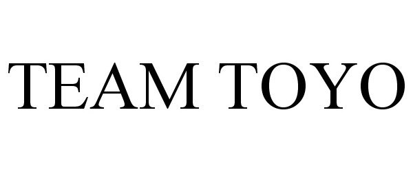 Trademark Logo TEAM TOYO