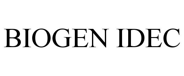Trademark Logo BIOGEN IDEC