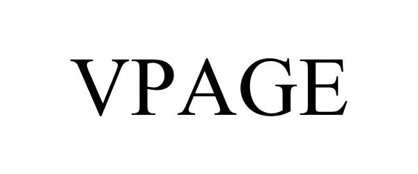 Trademark Logo VPAGE