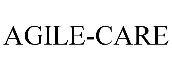 Trademark Logo AGILE-CARE