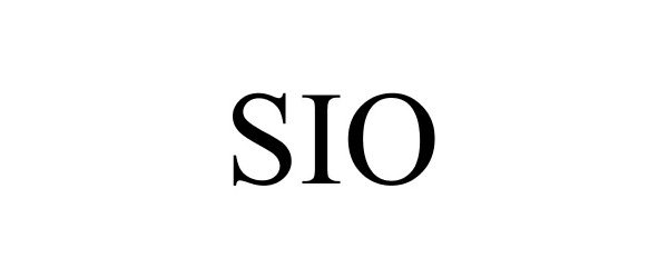 Trademark Logo SIO