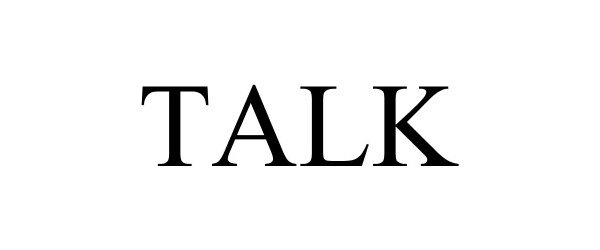 Trademark Logo TALK
