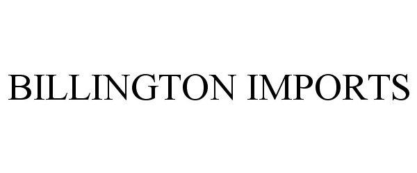  BILLINGTON IMPORTS