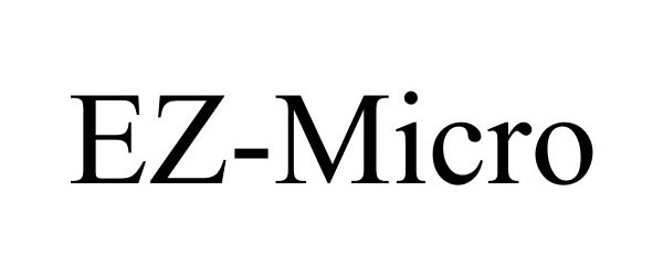 Trademark Logo EZ-MICRO