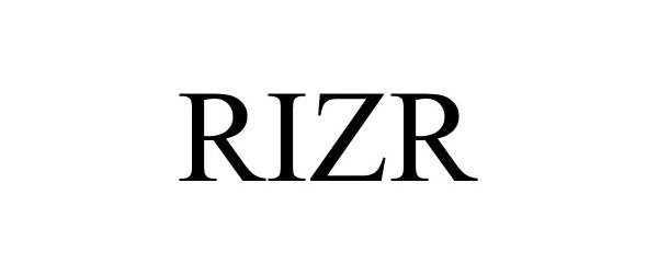Trademark Logo RIZR