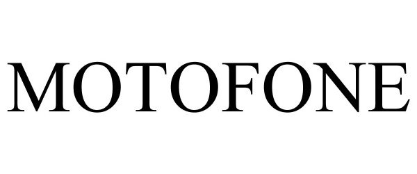Trademark Logo MOTOFONE