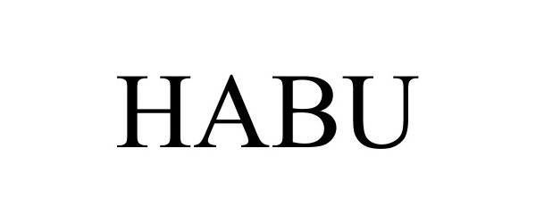 Trademark Logo HABU