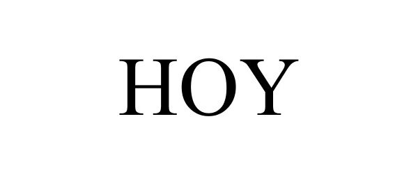  HOY