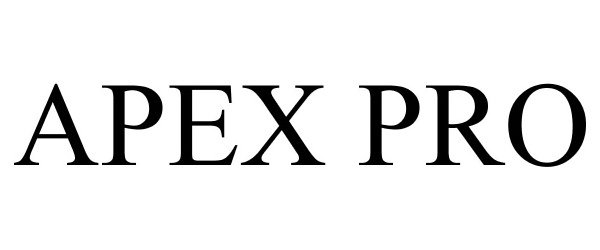 Trademark Logo APEX PRO