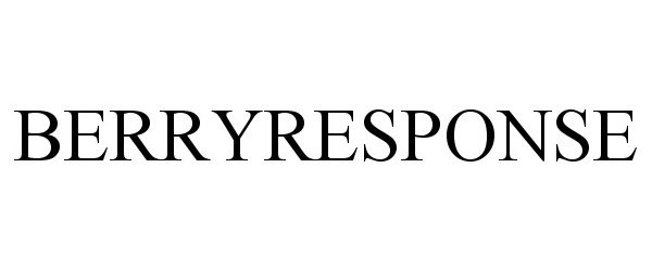 Trademark Logo BERRYRESPONSE
