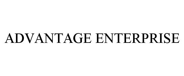 Trademark Logo ADVANTAGE ENTERPRISE