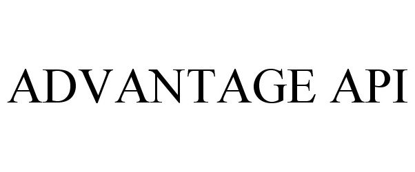 Trademark Logo ADVANTAGE API