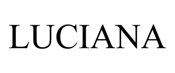 Trademark Logo LUCIANA