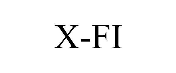 Trademark Logo X-FI