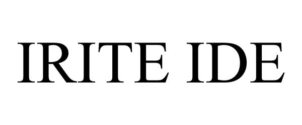 Trademark Logo IRITE IDE