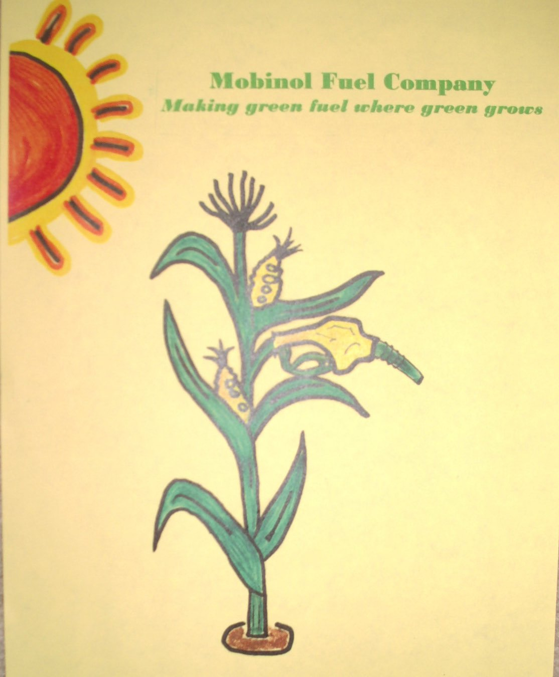 Trademark Logo MOBINOL FUEL COMPANY MAKING GREEN FUEL WHERE GREEN GROWS