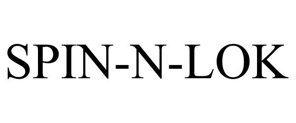 Trademark Logo SPIN-N-LOK