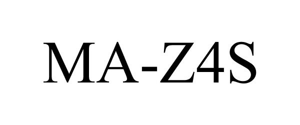 Trademark Logo MA-Z4S