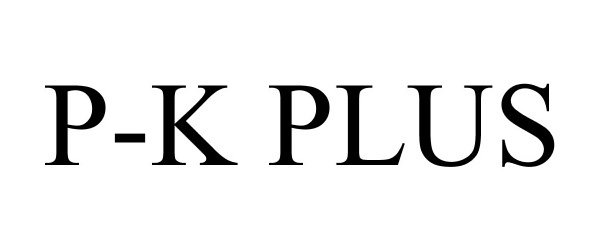 Trademark Logo P-K PLUS