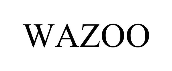 Trademark Logo WAZOO