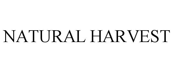 Trademark Logo NATURAL HARVEST