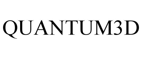 Trademark Logo QUANTUM3D