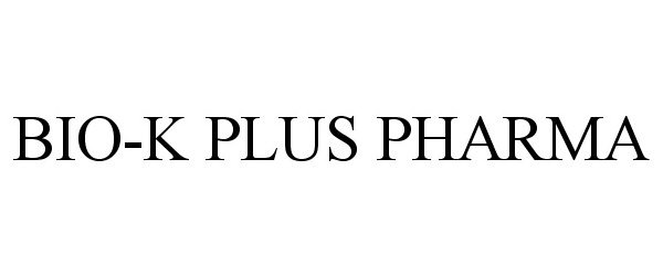  BIO-K PLUS PHARMA