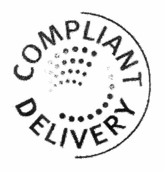  COMPLIANT DELIVERY