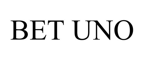 Trademark Logo BET UNO