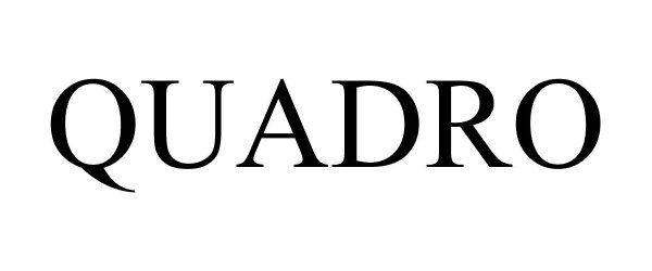 Trademark Logo QUADRO