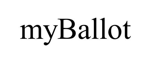 Trademark Logo MYBALLOT