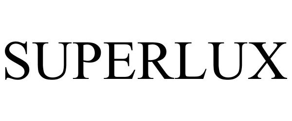Trademark Logo SUPERLUX
