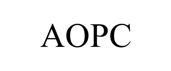 Trademark Logo AOPC