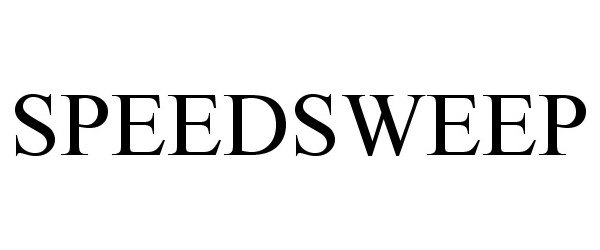 Trademark Logo SPEEDSWEEP