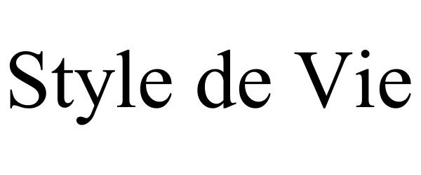 Trademark Logo STYLE DE VIE