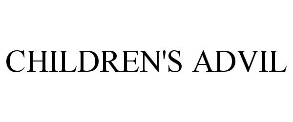 Trademark Logo CHILDREN'S ADVIL