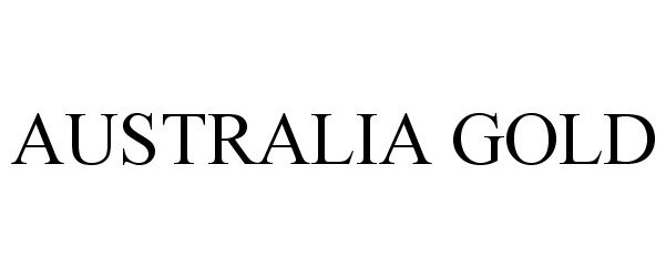 Trademark Logo AUSTRALIA GOLD